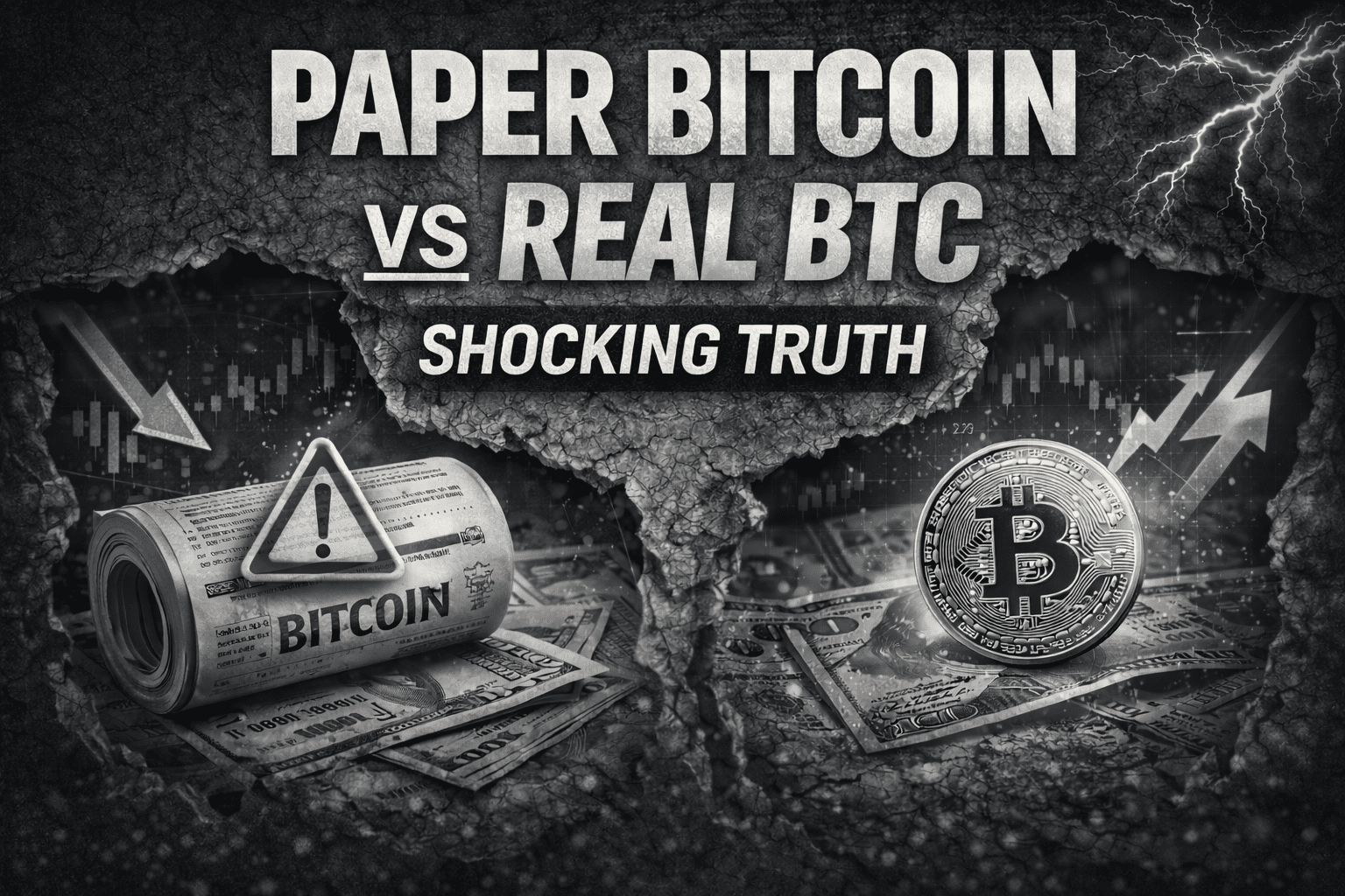 You are currently viewing Paper Bitcoin vs Real BTC (Shocking Truth)