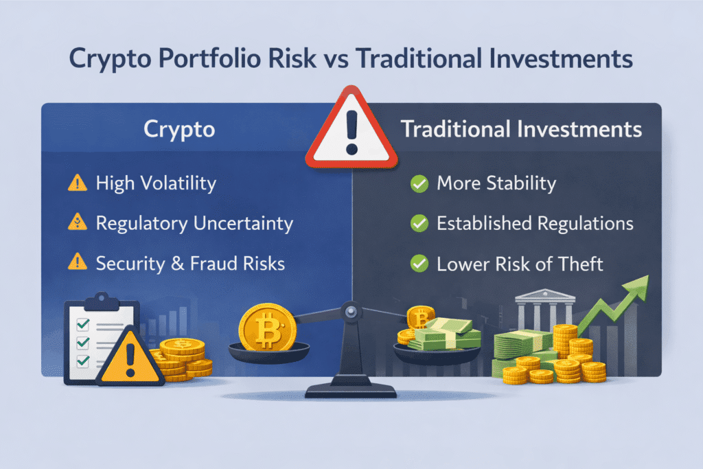 Crypto Portfolio Risk vs Traditional Investments