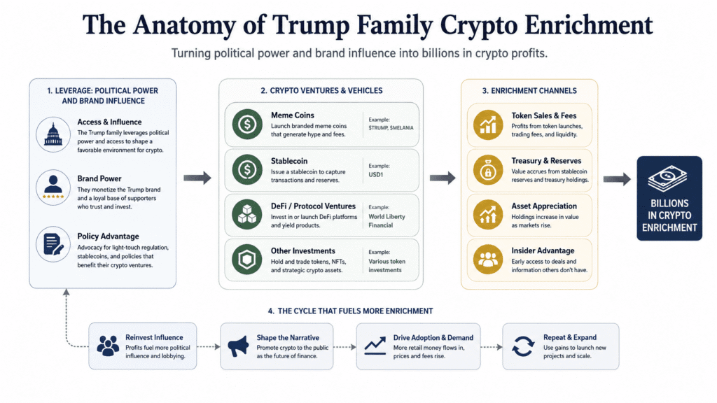 Anatomy of Trump Family Crypto Enrichment