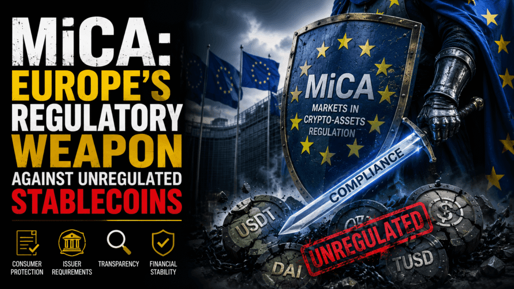 MiCA: Europe's Regulatory Weapon 
