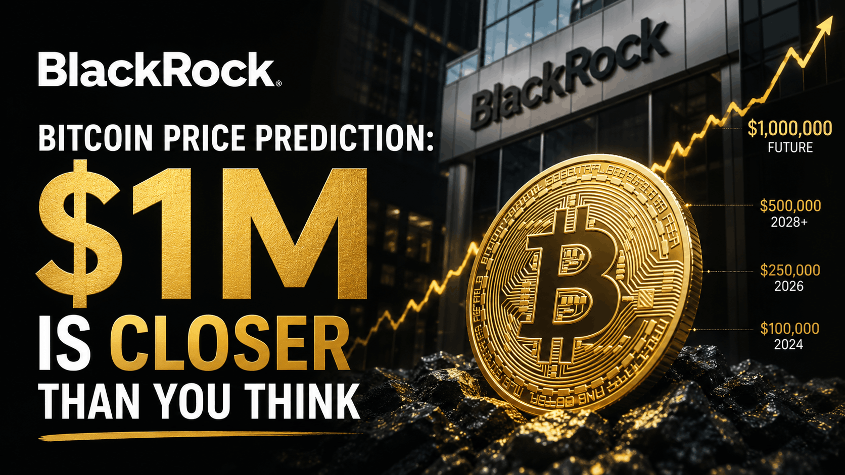 Read more about the article BlackRock’s Bitcoin Price Prediction: $1M Is CLOSER Than You Think