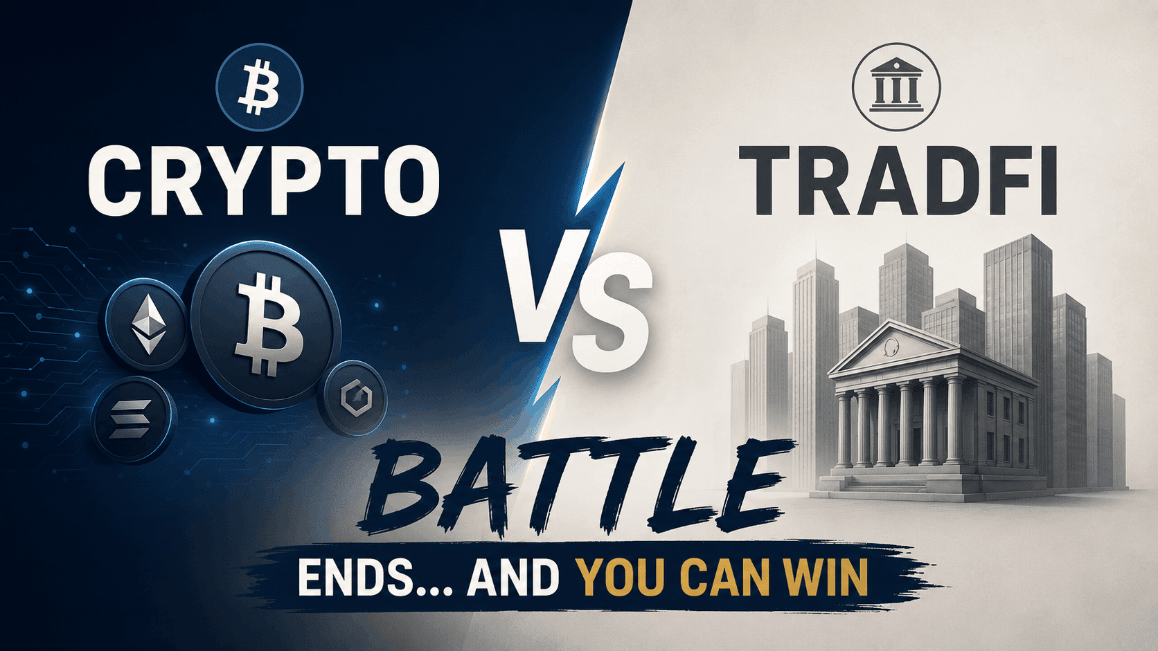 Read more about the article Crypto vs TradFi Battle ENDS… And You Can Win