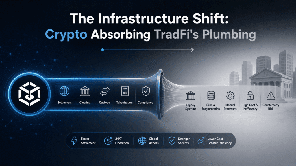 Crypto Absorbing TradFi's Plumbing