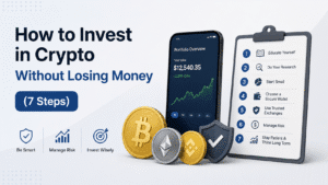 Read more about the article How to Invest in Crypto Without Losing Money (7 Steps)